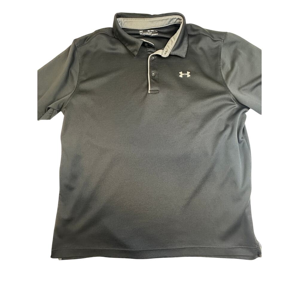 Under Armour Polo Shirt HeatGear Polyester Loose Fit 2XL